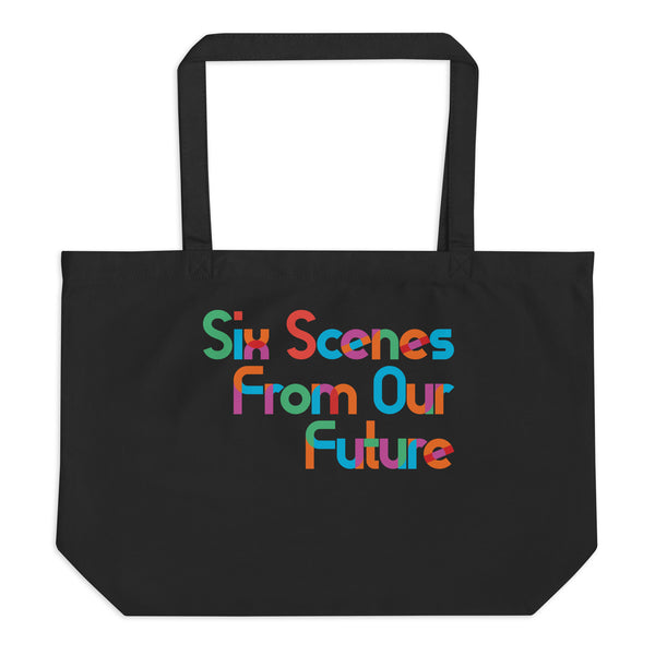 Six Scenes Large Organic Tote Bag