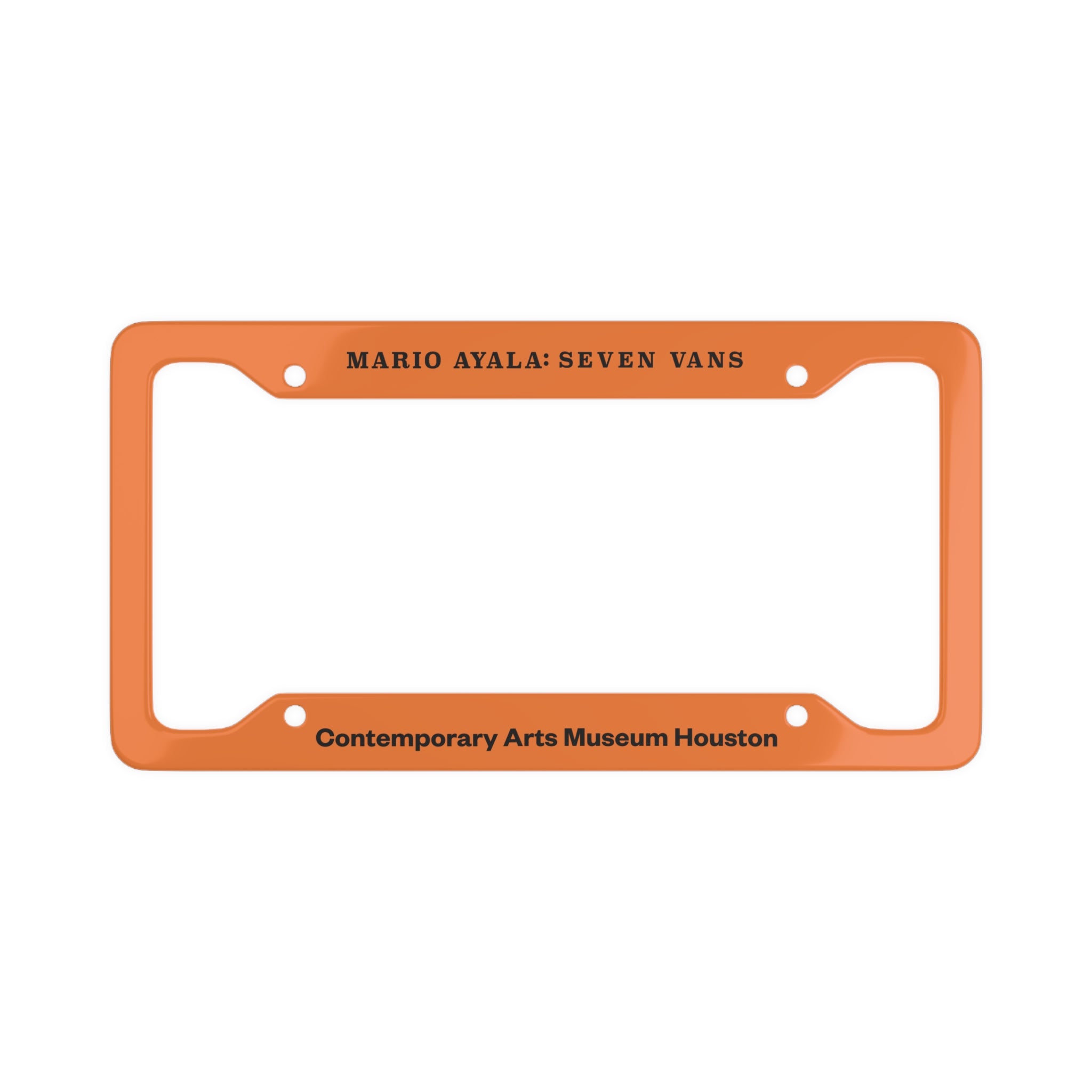 Mario Ayala: Seven Vans License Plate Frame