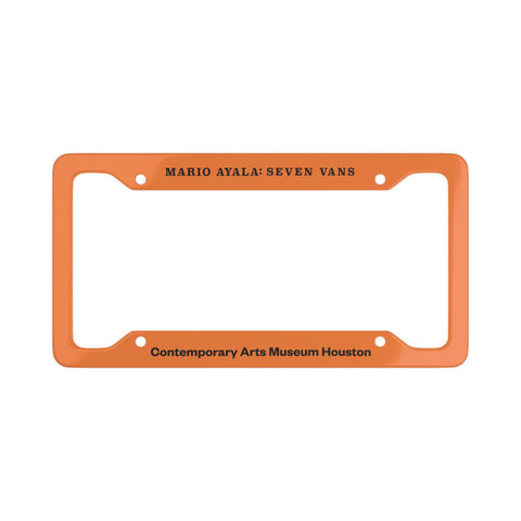 Mario Ayala: Seven Vans License Plate Frame