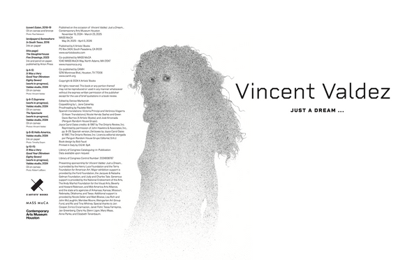 *PRE-ORDER: Vincent Valdez: Just a Dream… Catalogue