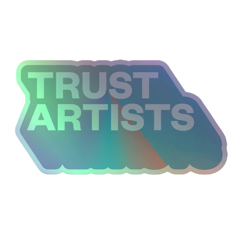 Trust Artists Holographic Shadow Sticker