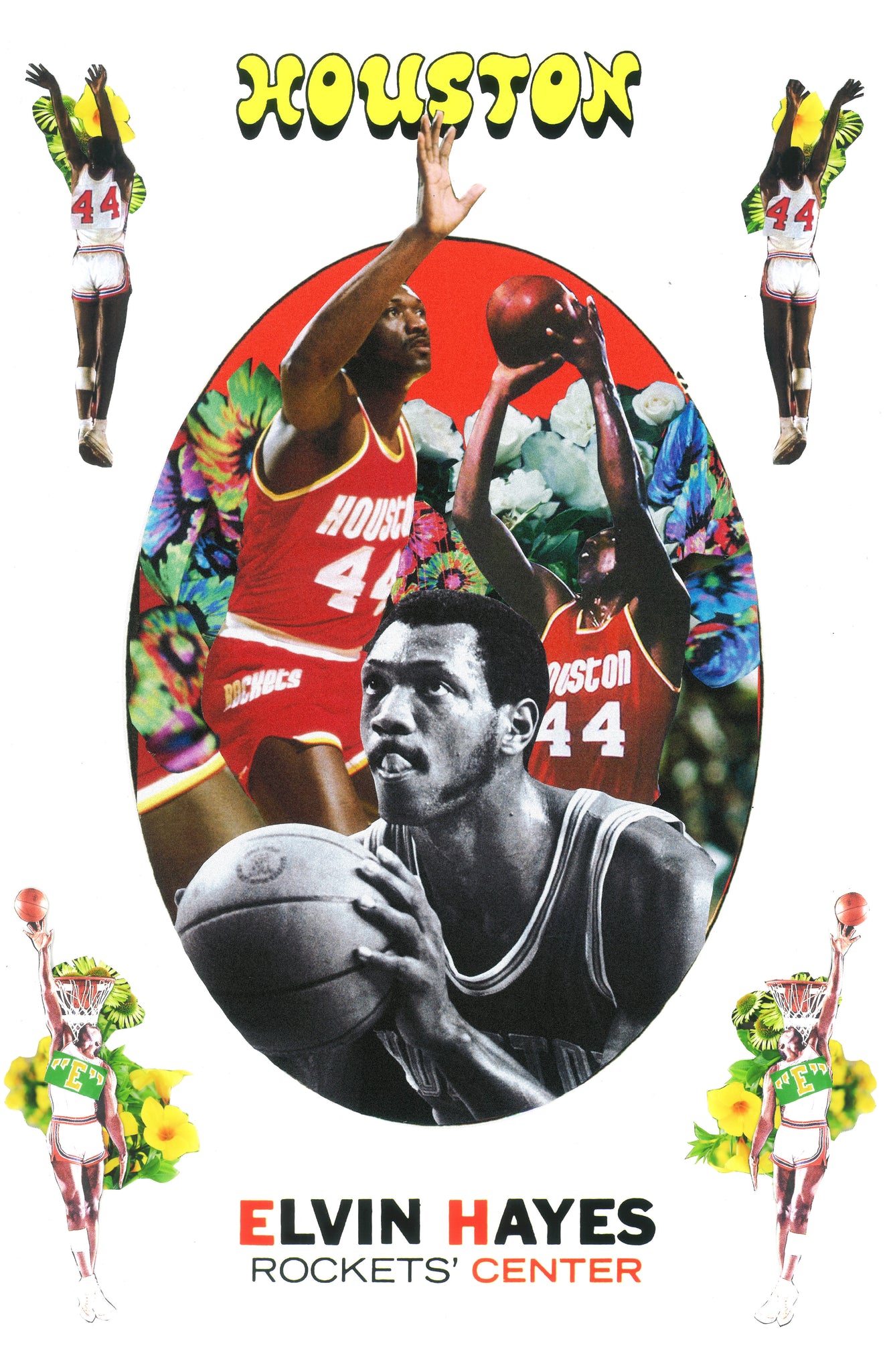 Elvin Hayes poster by Tay Butler