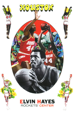 Elvin Hayes poster by Tay Butler