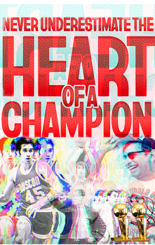 Rudy Tomjanovich poster by Phillip Pyle, II