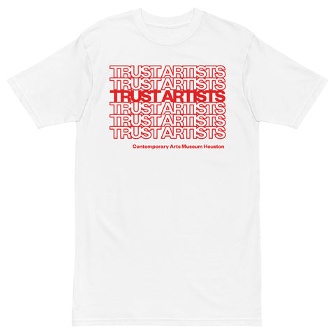 Trust Artists. Thank You Plastic Bag Tee